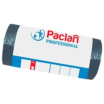 Мешки для мусора 60 л, черные, в рулоне 50 шт., ПНД, 6,2 мкм, 800х600 мм, PACLAN Professional, 604078 в Нефтеюганске