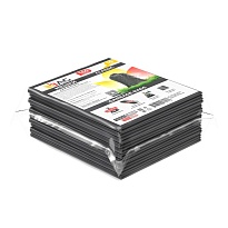 Мешки для мусора 160 л, серые, в пачке 10 шт., ПВД, 40 мкм, 900х1100 мм, i-Bag в Нефтеюганске