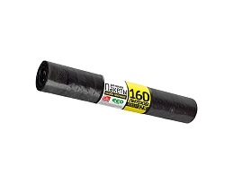 Мешки для мусора 160 л, черные, в рулоне 25 шт., ПВД, 40 мкм, 1100х800 мм, GRIFON, 101-030 в Нефтеюганске