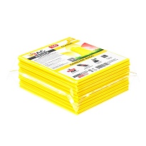Мешки для мусора 160 л, желтые, в пачке 10 шт., ПВД, 40 мкм, 900х1100 мм, i-Bag в Нефтеюганске