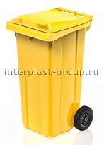 Мусорный контейнер 120 л желтый 120 желтый в Нефтеюганске